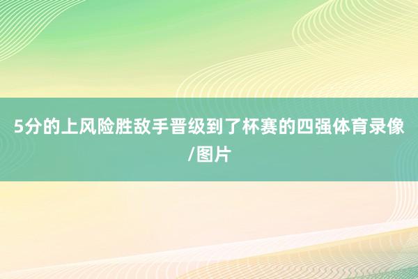 5分的上风险胜敌手晋级到了杯赛的四强体育录像/图片